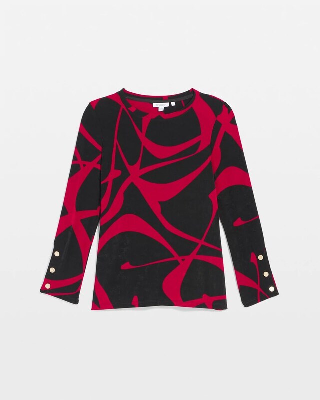 Travelers Button Sleeve Layering Top - image 5